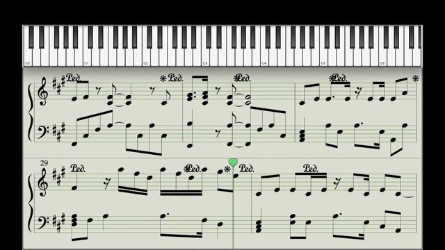 ABBA — Dancing Queen | Piano Tutorial| Good sound | Notes смотреть онлайн
