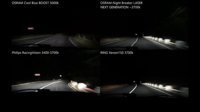 OSRAM Cool Blue BOOST, Philips RacingVision, RING Xenon150, OSRAM Night Breaker LASER NEXT GENERAT смотреть онлайн