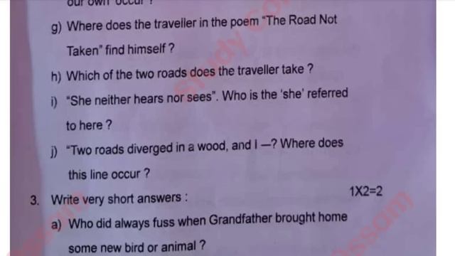 Class IX Annual Examination 2023|English question paper with Answers|English paper class 9 Annual e смотреть онлайн
