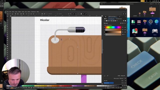 Designing a GNOME App Icon using Inkscape and App Icon Preview смотреть онлайн