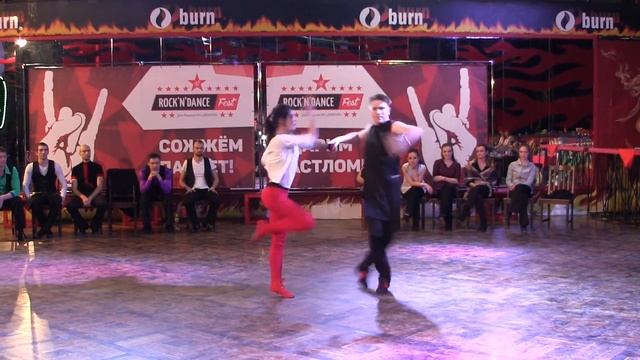 Хастл. Rock'n'Dance Cup-2018. DnD Main+Star. Григорьев Денис - Гончарова Наталья. Slow смотреть онлайн