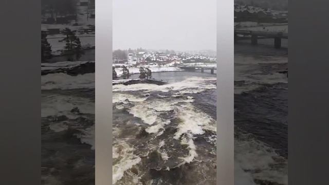 Норвегия. Первый снег. Красиво. смотреть онлайн