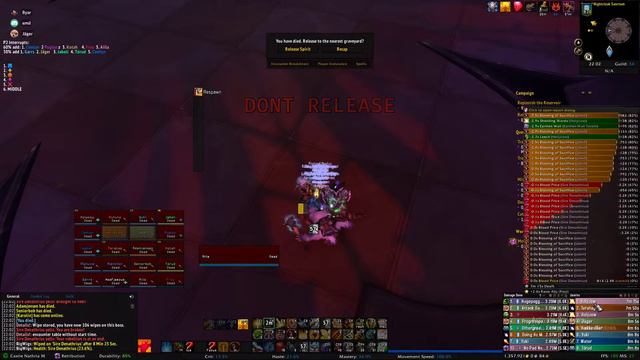 The Last Dance Begins (VOD) | WoW (Sire Denathrius Mythic) смотреть онлайн