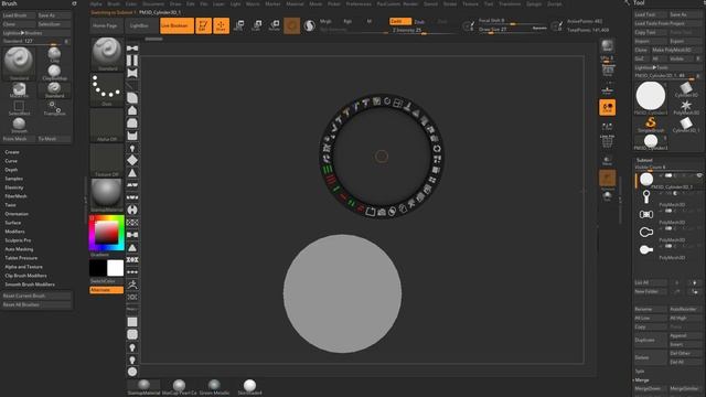 042 ZBrush Spotlight 2 Snapshot 3D Complex Alpha Creation смотреть онлайн