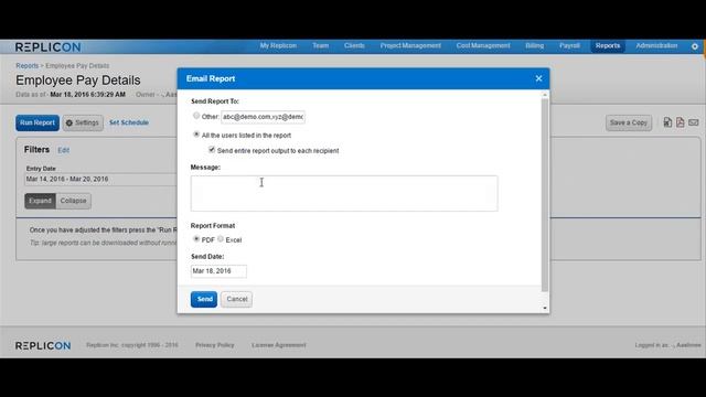 How to Export and Email Reports | Replicon смотреть онлайн
