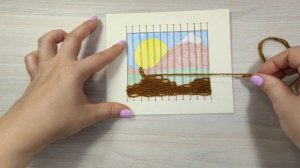 Гобелен на картоне технология 3 класс роговцева перспектива пошагово