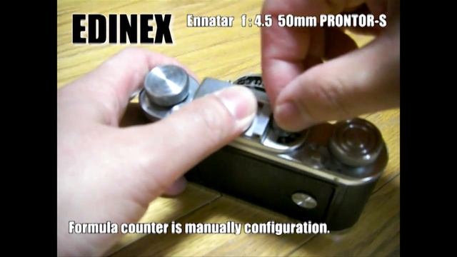 EDINEX - Ennatar f:4.5 50mm PRONTOR-S - смотреть онлайн