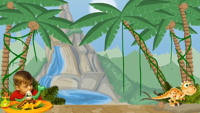 Детям про Динозавров СПАСАЕМ ТИРЕКСА #2 Мультик Яйца с Динозаврами Видео для Детей Lion boy смотреть онлайн