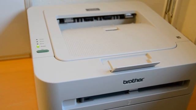 Brother 2130 Printing Test  - Turn On And Print