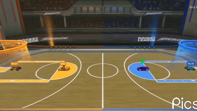 Rocket League Sideswiped #1 Practice + Hoops [no commentary] смотреть онлайн
