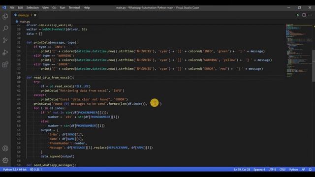 Python WhatsApp Automation Script Tutorial | Automate WhatsApp Using Python, Selenium and PyWhatKit смотреть онлайн