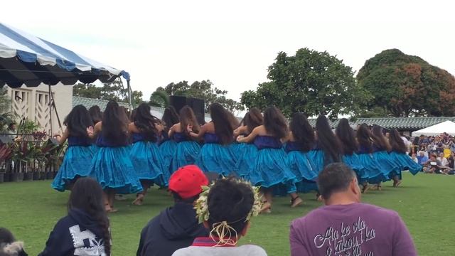 Hawaiian Ensemble (Hula Kahiko) At Hoʻolauleʻa 2017