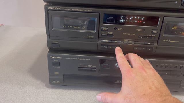 Vintage 1994 Technics Surround Sound Stereo Rack System working смотреть онлайн