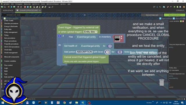 Mcreator 2022.2 Simple Tutorial - How to make a totem of undying смотреть онлайн