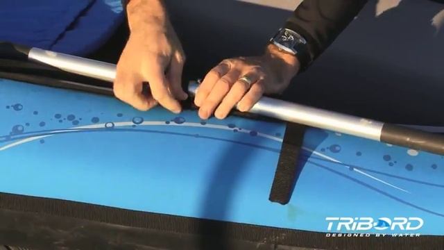 Tribord Inflatable Kayak IK100-2 Setup. смотреть онлайн