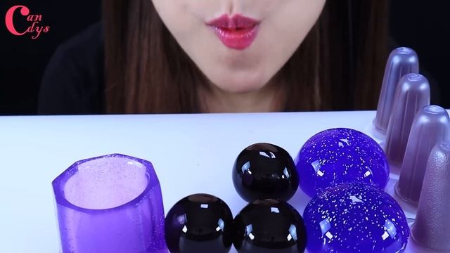 ASMR PURPLE JELLY GRAPE JELLY SHEET JELLY CUP JELLY AURORA KYOHO JELLY SWEET COOL JELLY CANDYS смотреть онлайн