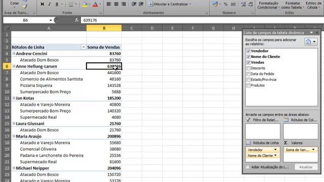 Tabela Dinâmica em Excel 2010 - Video Aula смотреть онлайн
