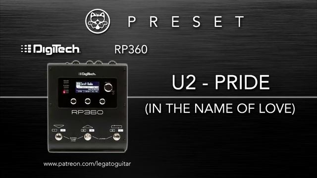 U2 - Pride (In the Name of Love) Digitech RP360 смотреть онлайн
