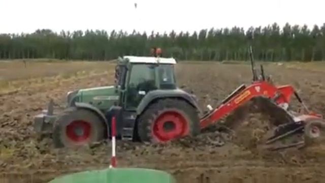 Fendt 820 con livella Montefiori смотреть онлайн