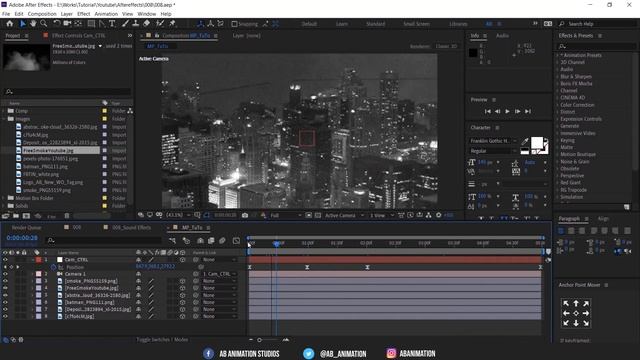 Create stunning Parallax effect in After effects | Motion Poster | Free Project File смотреть онлайн