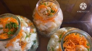 Самый ПРОСТОЙ и ВКУСНЕЙШИЙ рецепт ЦВЕТНОЙ КАПУСТЫ (маринованной).