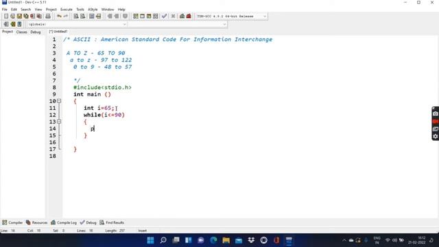 PRINTING A TO Z IN UPPERCASE AS WELL AS IN LOWERCASE USING WHILE LOOP | WHILE LOOP | C PROGRAMMING. смотреть онлайн