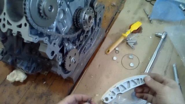 Как установить первую цепь ГРМ. Капитальный ремонт и гильзовка двигателя BDW 2.4 Ауди А6 С6 смотреть онлайн