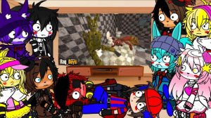 Фнаф 1 и 2 реагирует на | ▶ Туалетное оповещение v 2k17 Rag Days FNAF Gmod show | Gacha Club |