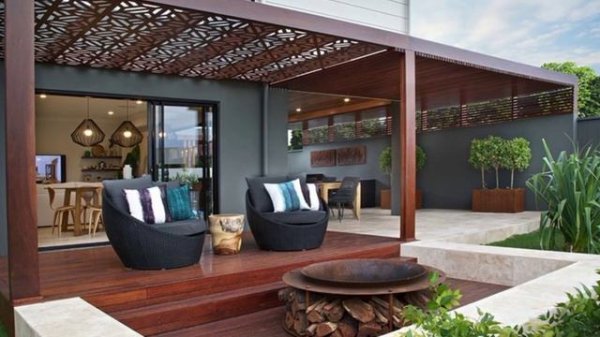 Pergola Designs For Landscape Decorating Ideas | Patio Pergola Backyard Landscape Designs For Home
