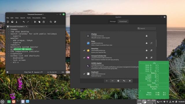 LinuxMint panel customization смотреть онлайн