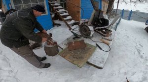 Сошник на картофелесажалку. The opener for the potato planter.