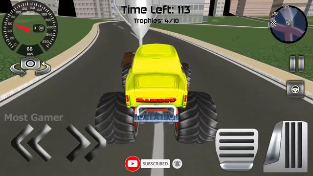 Monster Truck Racing Legends । Monster Truck Driving Simulator Games । Android Gameplay смотреть онлайн