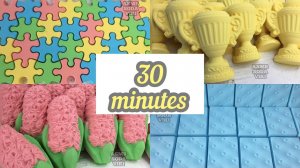 АСМР Приятный хруст пищевой соды. 30 минутная комбинация