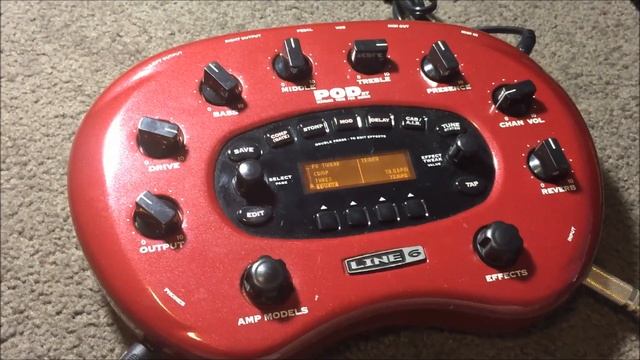 Line 6 PodXT multi effects processor & USB interface смотреть онлайн