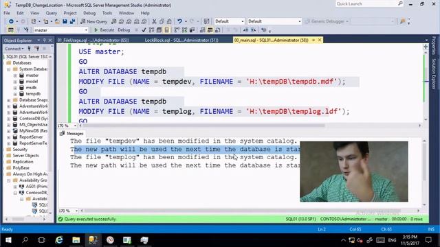SQL Server 2016 Move tempdb to another drive. Переносим и настраиваем TempDB смотреть онлайн