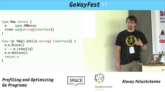 GoWayFest 2017 - Alexey Palazhchenko - Profiling and Optimizing Go Programs смотреть онлайн