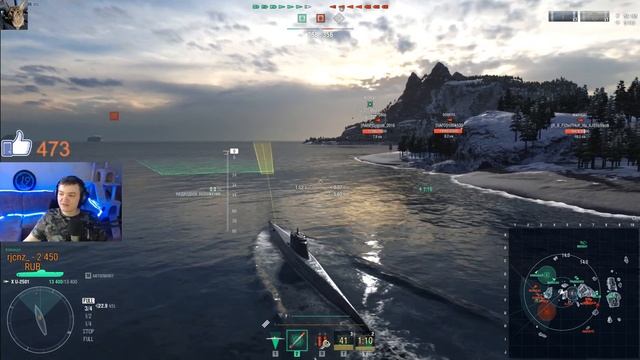 Золотая лига ранговых боёв! ТОЛЬКО подводные лодки) смотреть онлайн