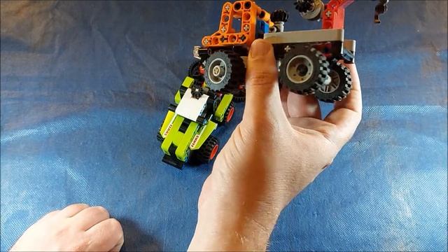Mini CLAAS XERION - обзор основной и альтернативной моделей LEGO Technic 42102/ REVIEW