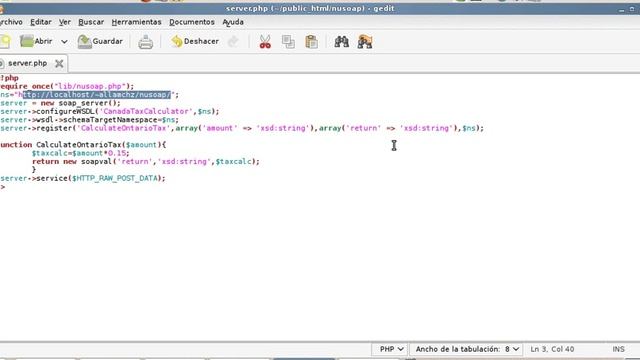 Servicio WEB usando PHP y nuSOAP смотреть онлайн