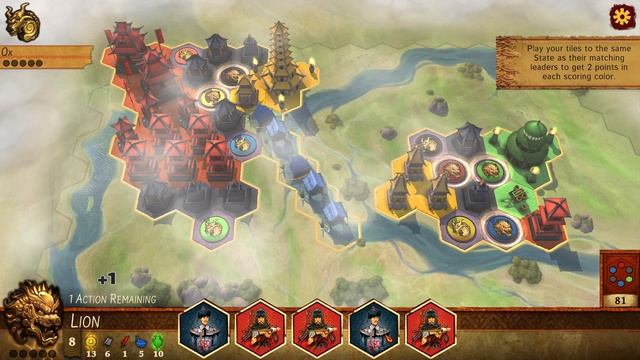 Reiner Knizia Yellow & Yangtze Gameplay (PC Game) смотреть онлайн