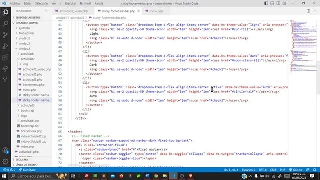 Sticky footer navbar смотреть онлайн