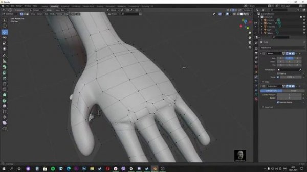 Создание модели для Artstation