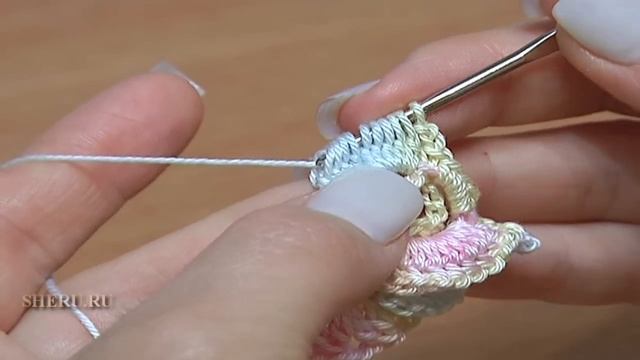 Crochet 3D Flower Patterns Tutorial 47 Вязание цветка смотреть онлайн
