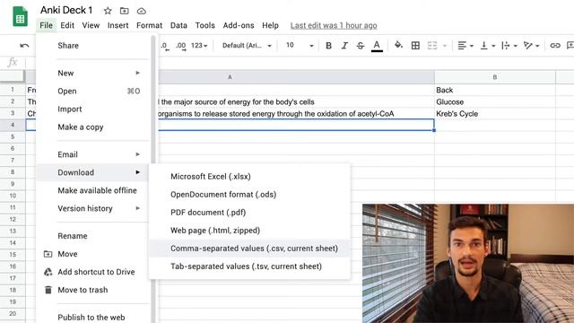 How to Use Spreadsheets to Create Anki Decks Quickly смотреть онлайн