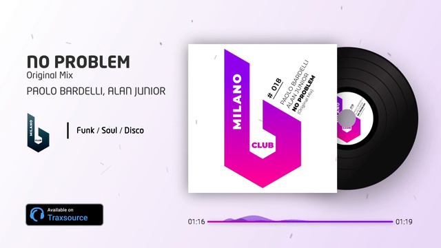 Paolo Bardelli & Alan Junior - No Problem (Original Mix) Promo смотреть онлайн