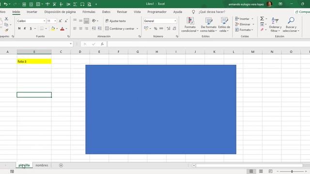 Traer fotos de una carpeta al seleccionar su nombre con Excel 2019, (5,09') смотреть онлайн