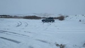 Прадо 150 в снегу