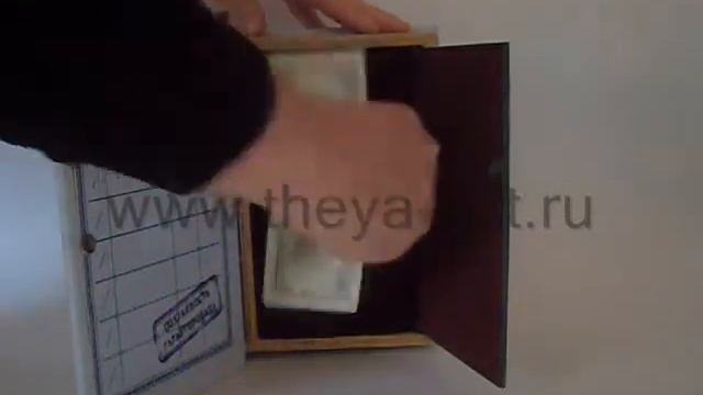 Деревянная книга-сейф с защелкой (механизм) смотреть онлайн