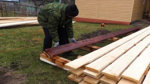 Обработка древесины антисептиком «NEOMID 435»