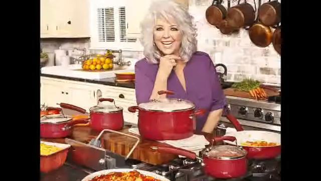Paula Deen Savannah Collection Aluminum Nonstick 17 Piece Cookware Set, Red смотреть онлайн